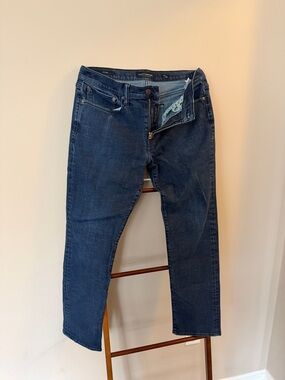 Lucky Brand Men's Straight Jeans in Dark Blue Wash